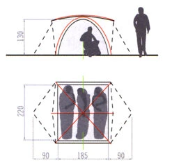 Vaude Campo Grande 3-4P -Sackundpack Laden 11493 grund