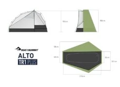 Sea To Summit Alto TR1 PLUS -Sackundpack Laden Alto TR1P grund