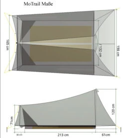 Tarptent MoTrail Mit Front Und Rearpole 19 Tarptent MoTrail Mit Front Und Rearpole -Sackundpack Laden MoTrail masse