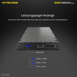 Nitecore Powerbank NB10000 V2 - 10000mAh 8 Nitecore Powerbank NB10000 V2 - 10000mAh -Sackundpack Laden NB10000 3