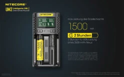 Nitecore USB Dual-Slot Charger -Sackundpack Laden NC UM2 4