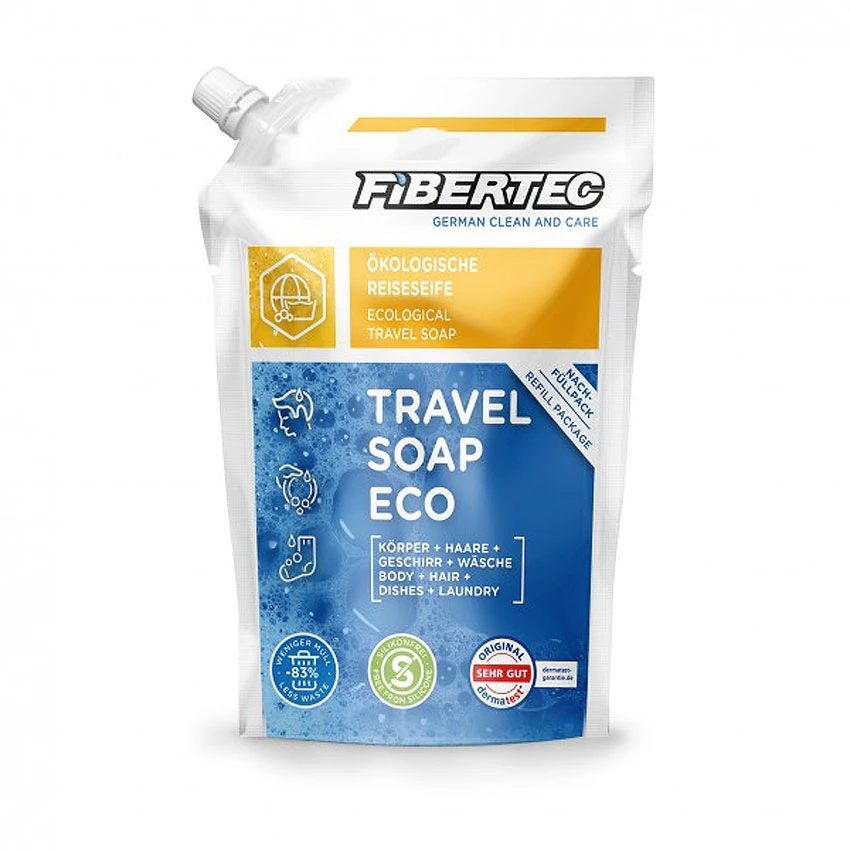Fibertec Travel Soap Eco 500ml Nachfüll- Outdoor Seife 3 Fibertec Travel Soap Eco 500ml Nachfüll- Outdoor Seife