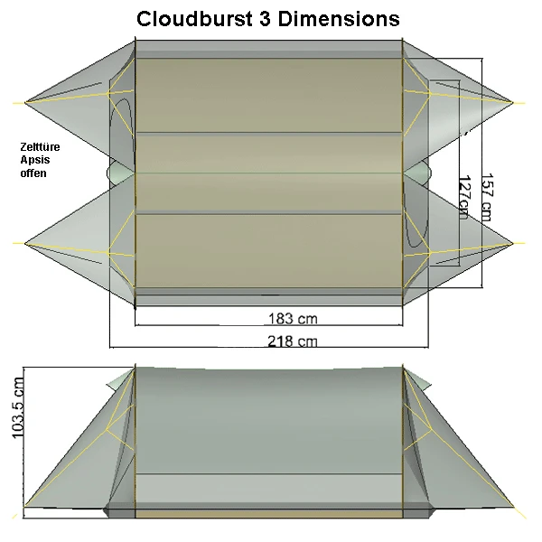 Tarptent Cloudburst 3 8 Tarptent Cloudburst 3 – Bild 6