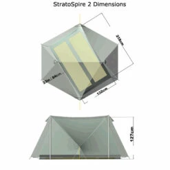 Tarptent StratoSpire 2 ´20 -Sackundpack Laden ss2 dimensions