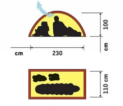 Hilleberg Unna -Sackundpack Laden unna grund